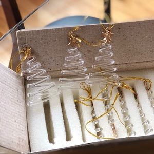 12 glass tree ornaments